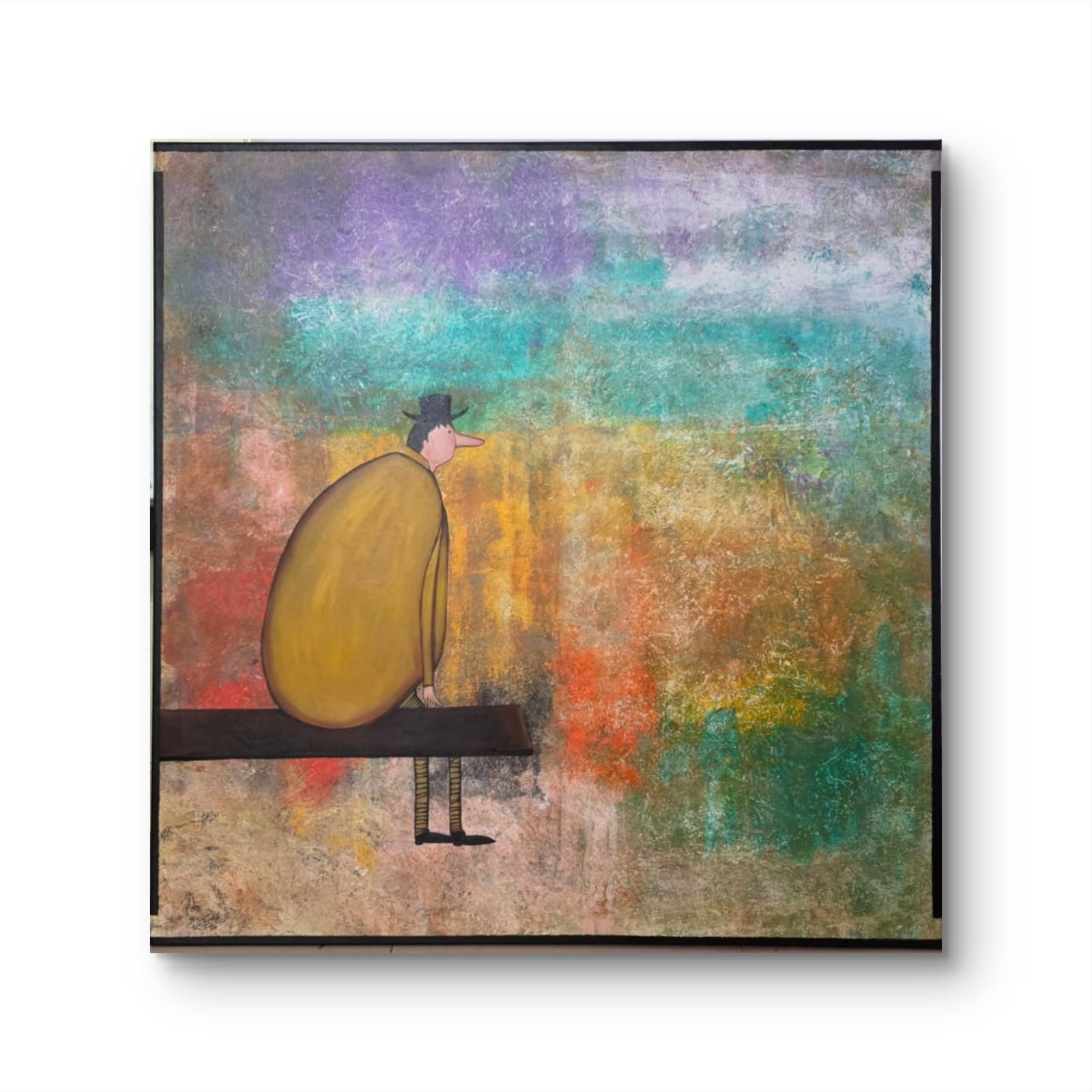 A world of his own 35" x 35"